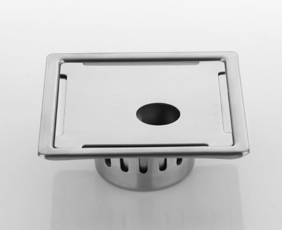 PR-122 Double Bowl Cockroach Trap Stainless Steel Floor Drain Pest Control Kitchen Bathroom Hotel Restaurant Industrial Anti-Rust Waterproof Easy Install Durable Dual Chamber Sewer Block Odor Proof Welded Frame Pest Resistant Tough